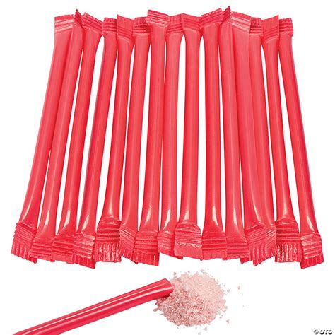 Red Candy-Filled Straws | Oriental Trading