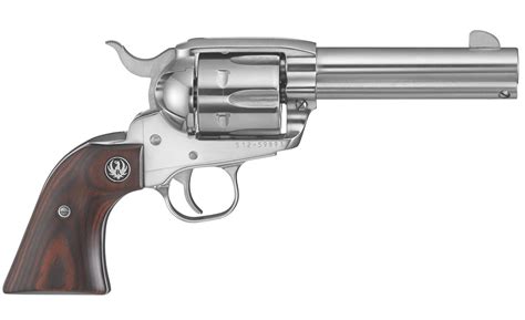 Ruger Vaquero Stainless 357 Magnum Revolver with Hardwood Grips ...