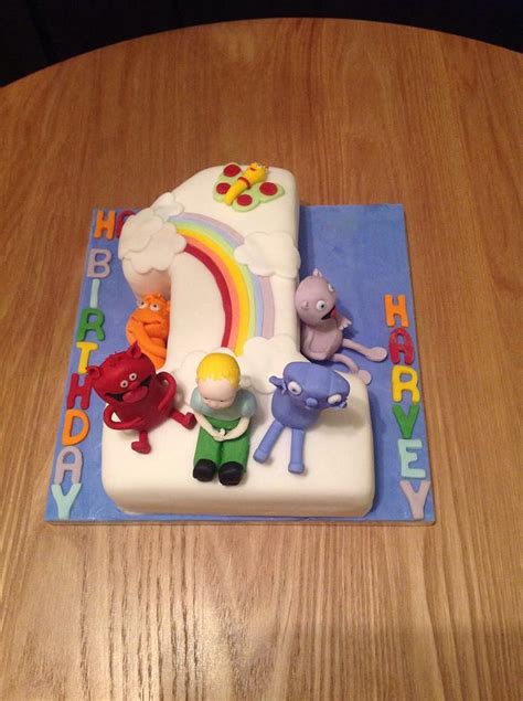 Baby TV Cuddlies 1st Birthday Cake - Decorated Cake by - CakesDecor