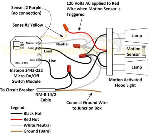 Pir Sensor Light Wiring Diagram