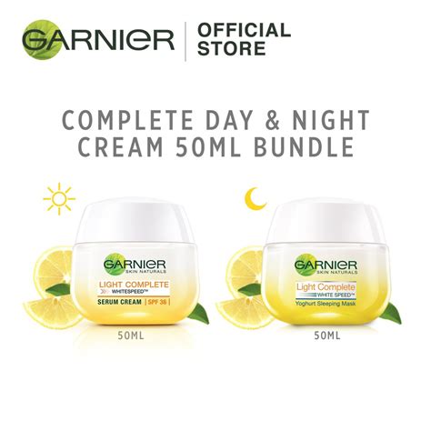 Garnier Light Complete Day Cream & Night Cream 50ml (Skincare Set ...