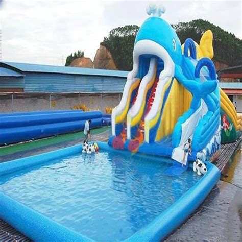 Outdoor Giant Inflatable water slide for pool commerial inflatable ...