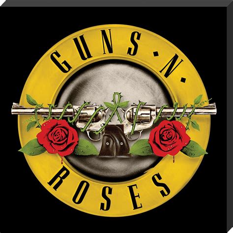 Guns N' Roses Bullet Logo Classic Album Cover Canvas - Buy Online at ...