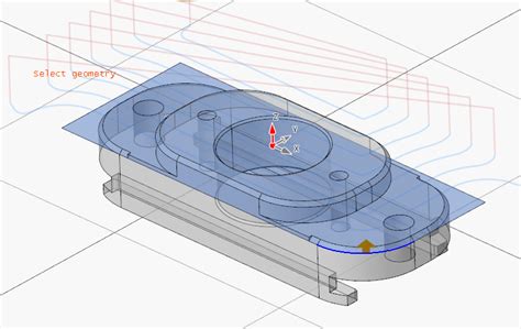 Geometry selection for milling operations - eCam Documentation site