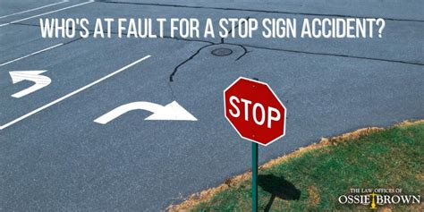 Stop Sign Accident Fault in Louisiana | Running Stop Sign Rules