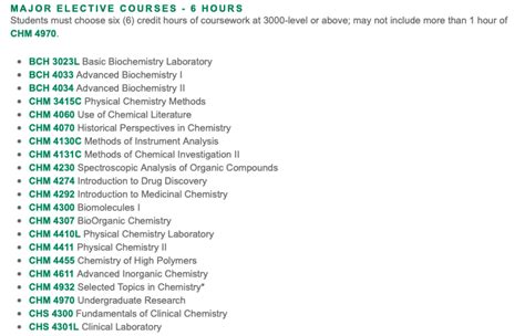 What are the "easiest" chemistry electives to take? : r/USF