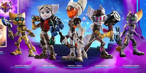 Ratchet and Clank: Rift Apart - All the Armor Revealed So Far - EnD# Gaming