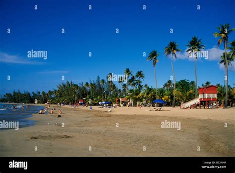 Luquillo Beach Puerto Rico Caribbean Stock Photo - Alamy