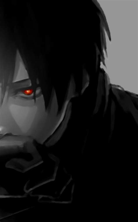 Black Anime Boy Top Black Anime Boy Arka Planları [1080x1920], Mobil ve ...