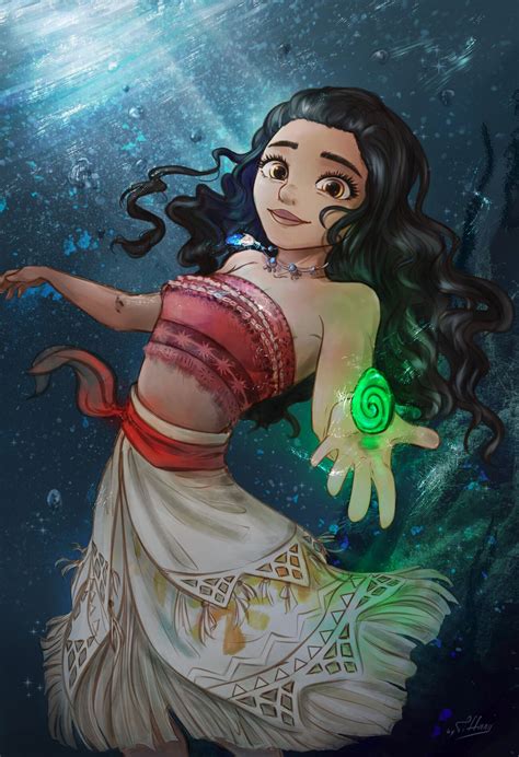 Moana [fanart] by Alina Kroitor | Disney moana art, Disney princess art ...