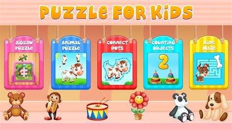 Puzzle for Kids - Preschool Learning Games - YouTube