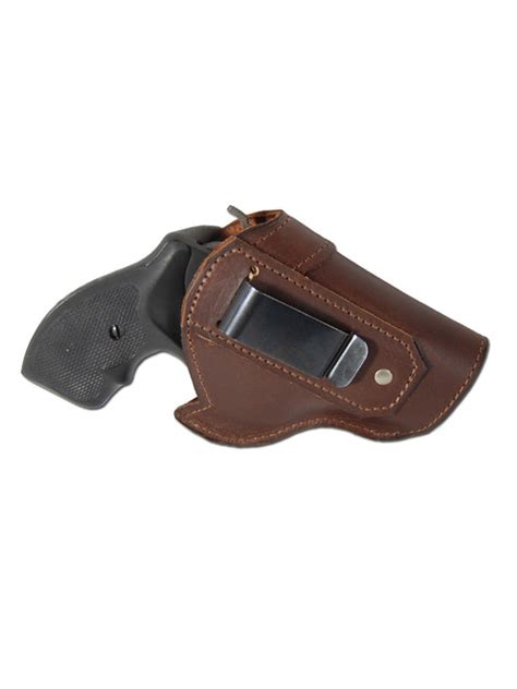 New Brown Leather IWB Holster for 2", Snub Nose .38 .357 Revolvers