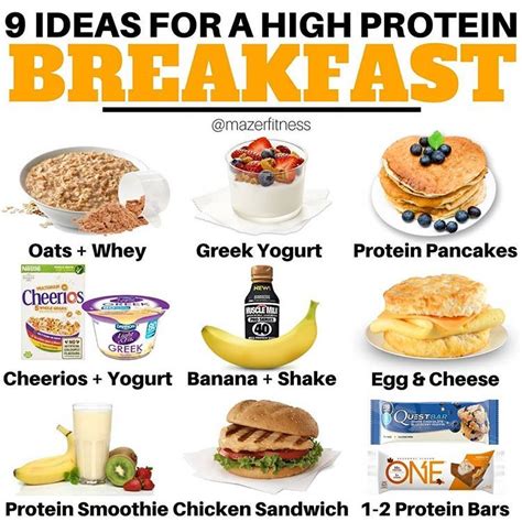 💥9 HIGH PROTEIN BREAKFAST IDEAS!!!💥 - As you probably already know I’m ...