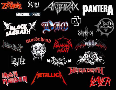 Heavy Metal Band Logos Metal Fan, Heavy Metal Rock, Heavy Metal Music ...