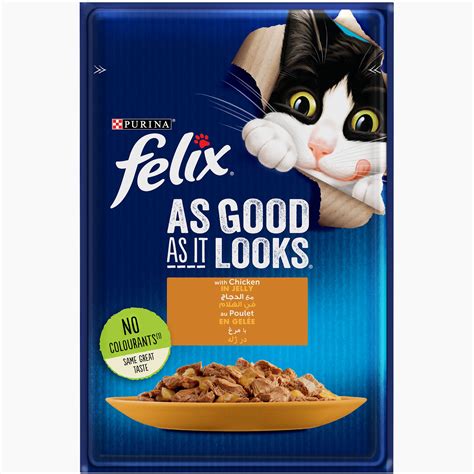 FELIX® As Good As it Looks Chicken in Jelly Wet Cat Food | Purina