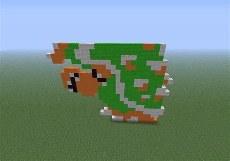 Bowser Pixel Art Minecraft Map