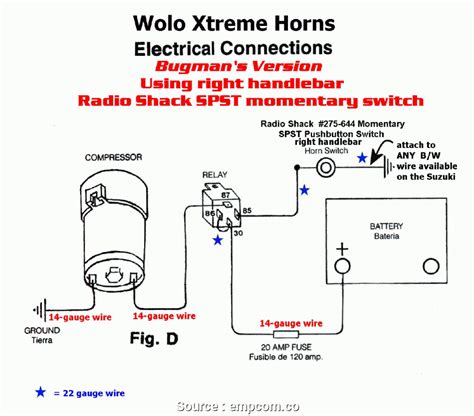 Air Horn Wiring Diagram - Wiring Diagram