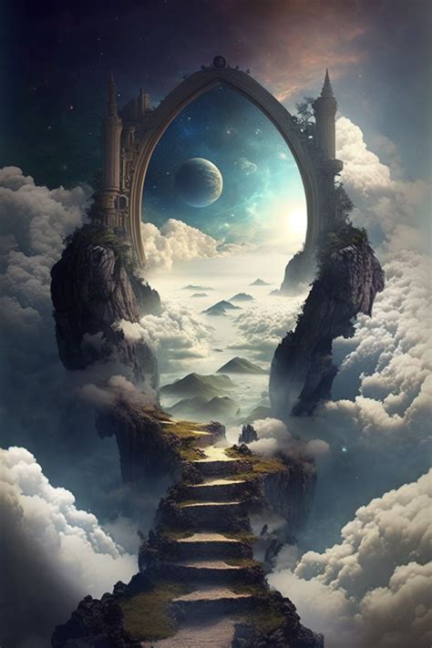 Heaven on Earth 025 in 2023 | Fantasy landscape, Fantasy art ...