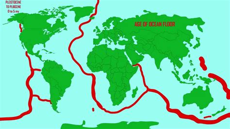 Mid Ocean Ridge System Map