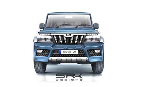 2020 Mahindra Bolero Rendered With An Aggressive Design