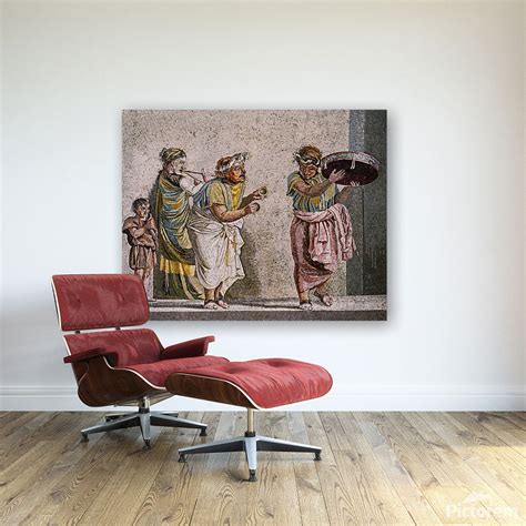 Photography, Roman, Mosaic, Mural, Pompeii, Italy, Canvas, Metal - Etsy