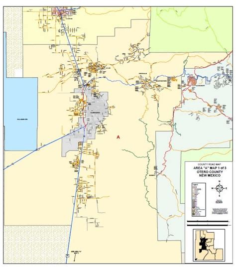 Road Maps | Otero County, NM