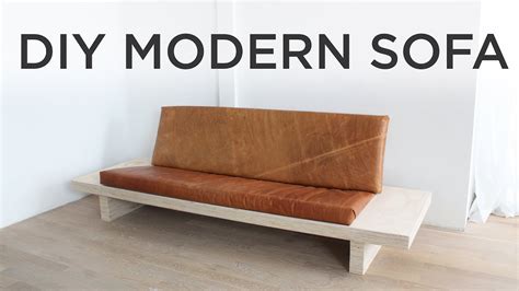 Diy Modern Sofa How To Make A Out Of Plywood You