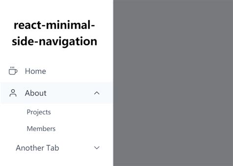 Multi-level Side Navigation For React | Reactscript