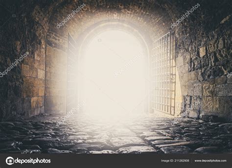 Door Heaven Light End Tunnel Hope Metaphor — Stock Photo © adzic.natasa ...