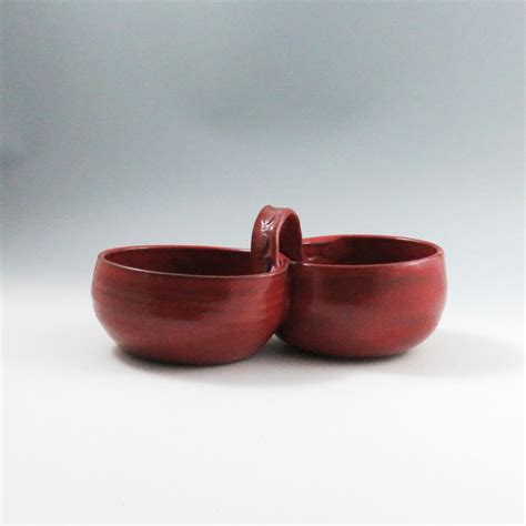 Pottery salsa server,condiment dish, salsa bowls,serving dish, ready to ...