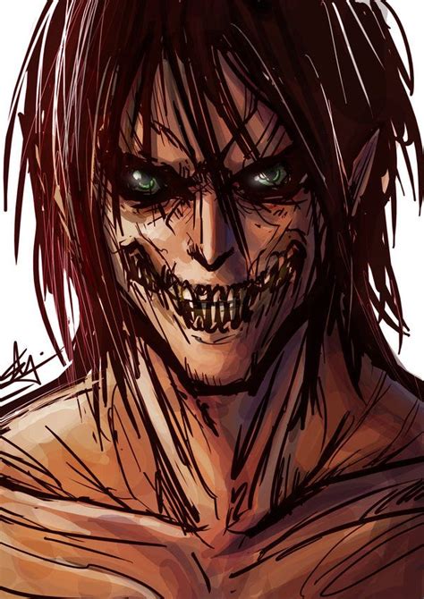 eren titan doodle by Kai-E-soh on deviantART | Attack on titan art ...