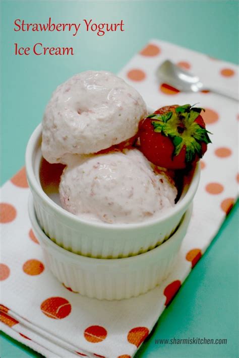 Strawberry Yogurt Ice Cream Recipe – using 3 Ingredients