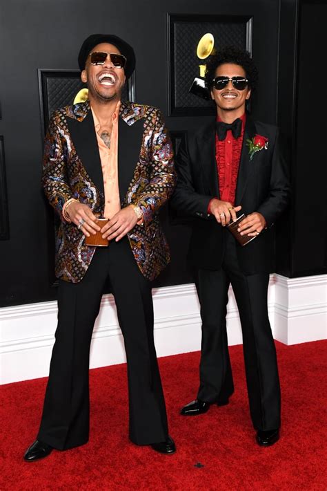 Anderson .Paak and Bruno Mars at the 2021 Grammy Awards | 2021 Grammy ...