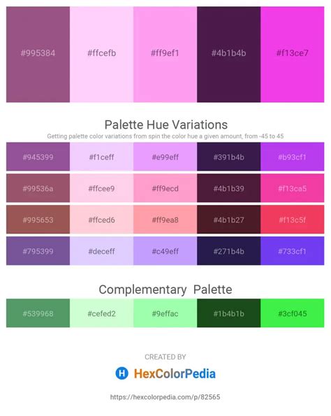 111 Magenta Color Schemes | Hexcolorpedia