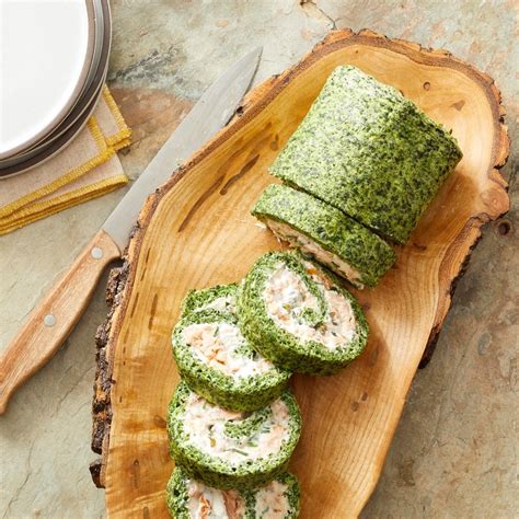 Smoked Salmon & Spinach Roulade Recipe - EatingWell