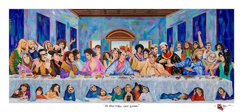 Pop artist Ruby Mazur creates rock's 'Last Supper'