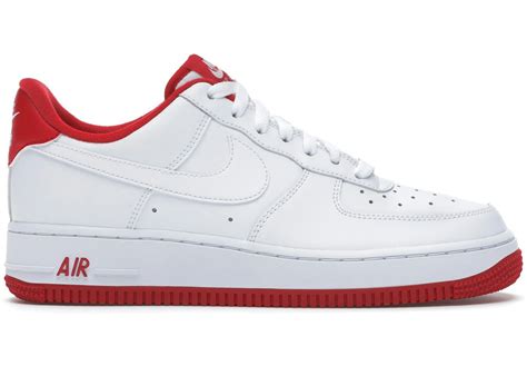 Nike Air Force 1 Low White University Red - CD0884-101