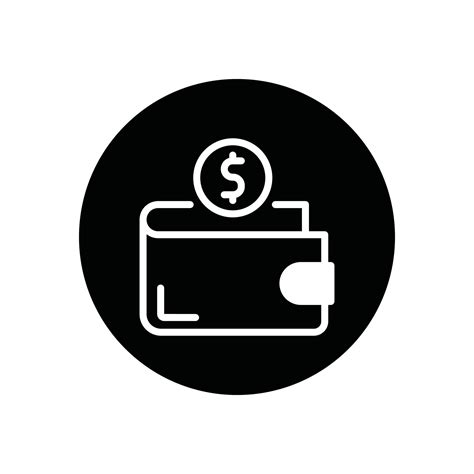 wallet money glyph icon 4292045 Vector Art at Vecteezy