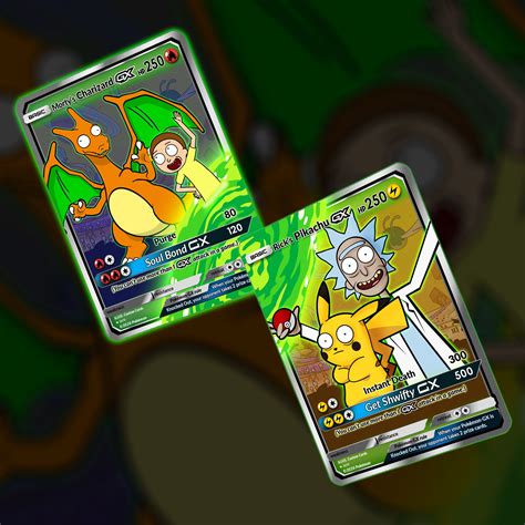 Rick And Morty Pokemon Cards - Printable Cards