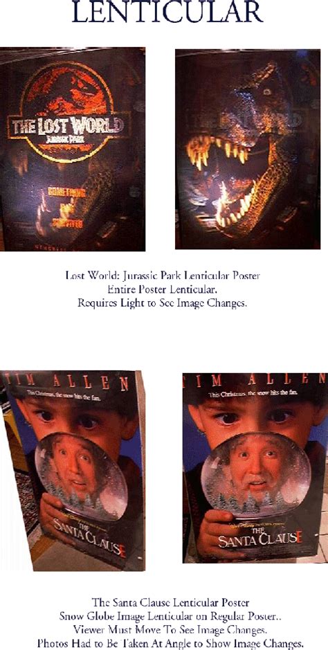 Lenticular Movie Posters