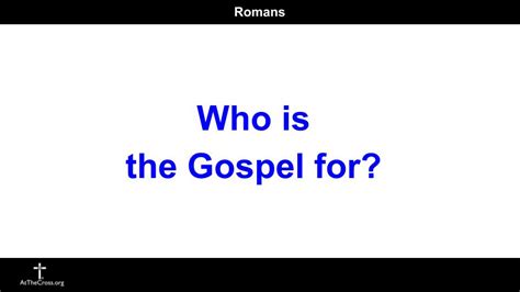 The Theme of Romans | Calvary Chapel At The Cross