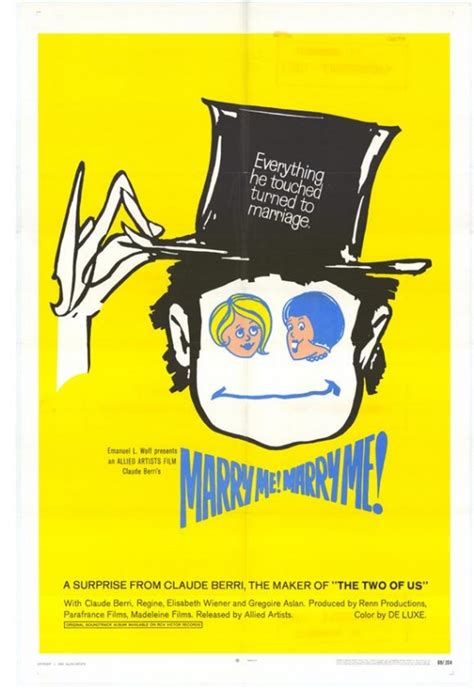 Marry Me, Marry Me Movie Poster Print (27 x 40) - Item # MOVCH5280 ...