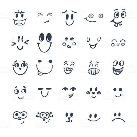 draw a wink face - lineartdrawingswallpaper