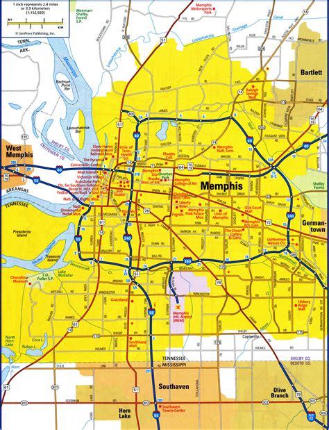 Memphis City Map Printable Printable Maps | Images and Photos finder