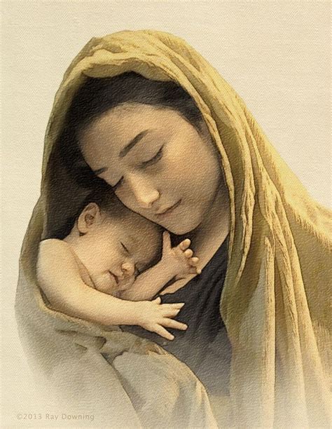 Jesus and Mary — Ray Downing | 聖母子, キリスト教, 聖母