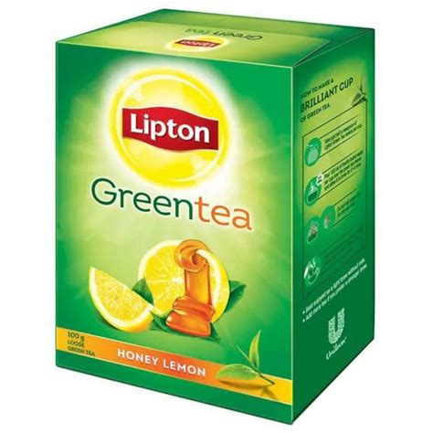 Lipton Honey Lemon Green Tea 100 g (Carton) - JioMart