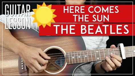 Here Comes The Sun Guitar Tutorial The Beatles Guitar Lesson |All Riffs ...