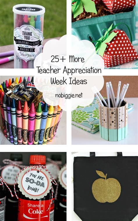 25+ MORE Teacher Appreciation Week Ideas | NoBiggie