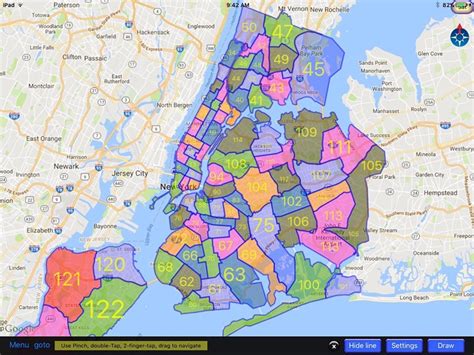 NYPD Precinct Map for iPad by Yali Software