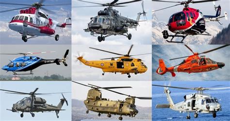 16 Types of Helicopters - Civilian Helicopters and Military Helicopters ...